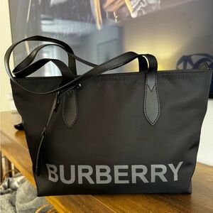 Black Logo Tote